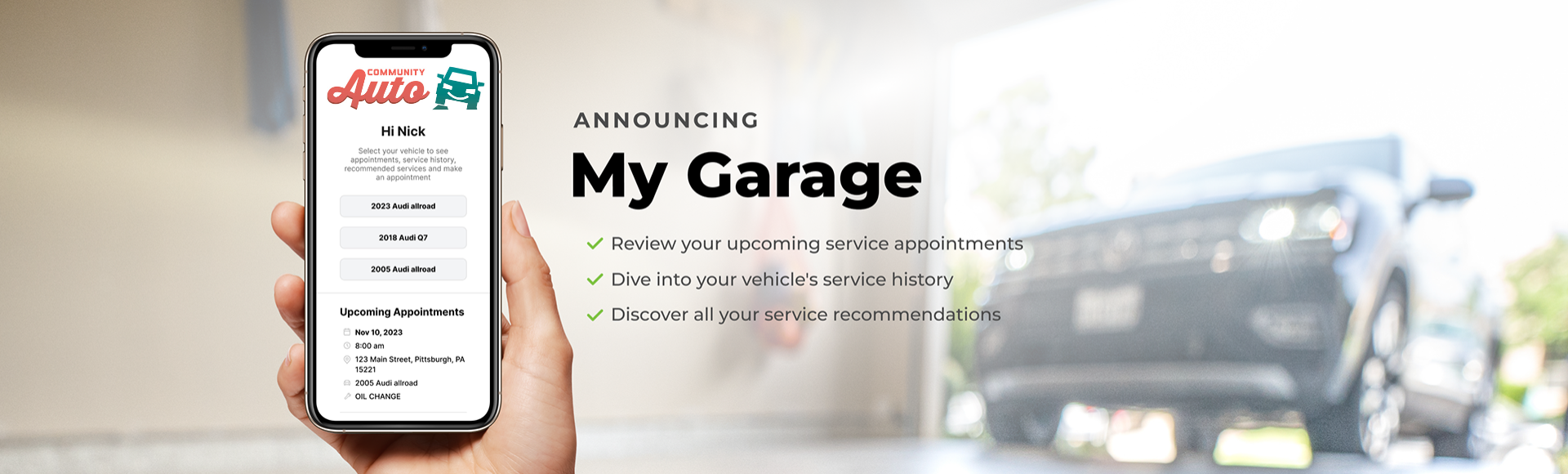 My Garage | Community Auto